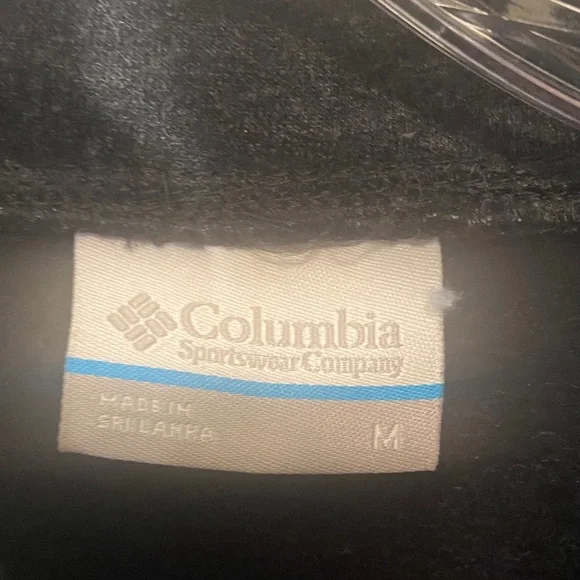 Columbia Black Sportswear Pullover Logo Heavy Back Collar Women’s Medium - Picture 2 of 8